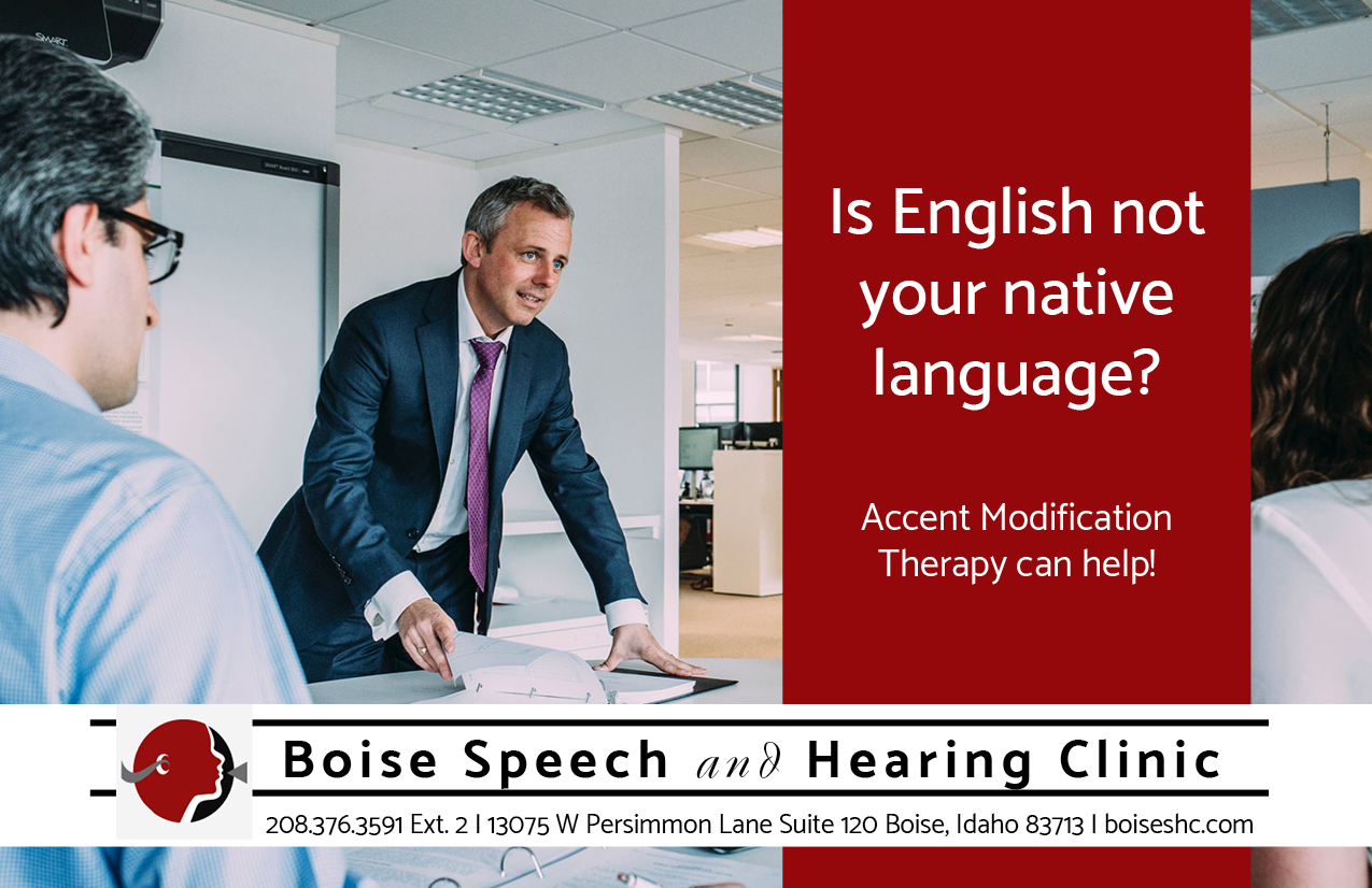 Boise Speech and Hearing Clinic Accent Modification Flyer