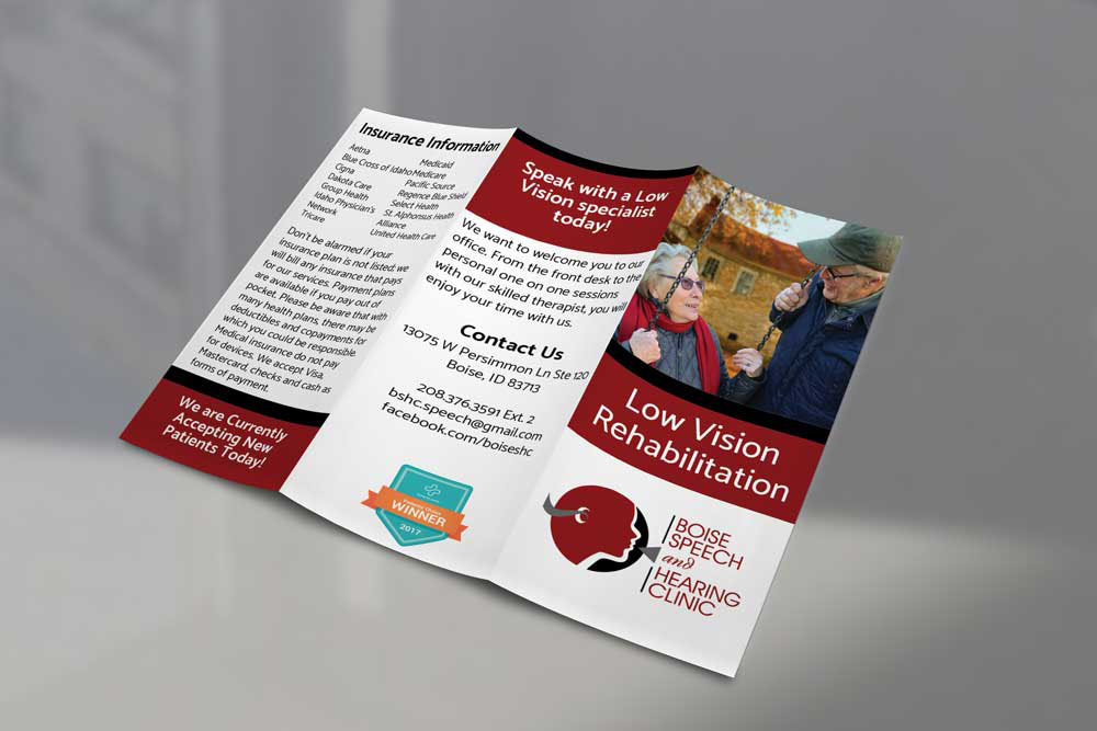 Low Vision Rehab Trifold Brochure