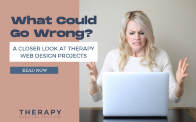 What Could Go Wrong? A Closer Look at Therapy Web Design Projects
