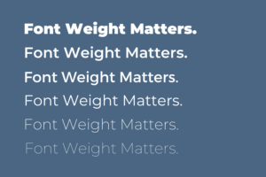 Font Weight