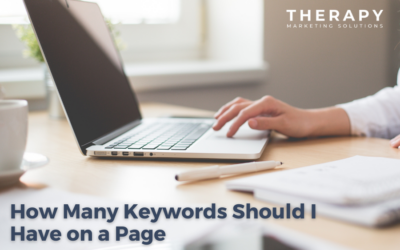 How Many Keywords Should I Have on a Page?
